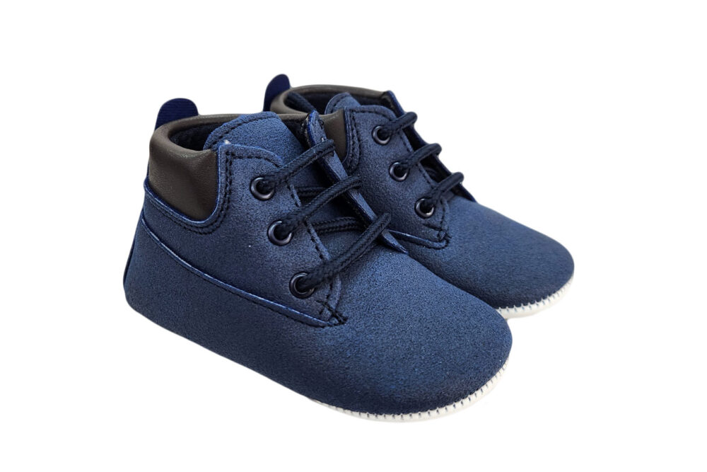 Botosei tip ghetuță pentru băieți, albastru închis marime 18